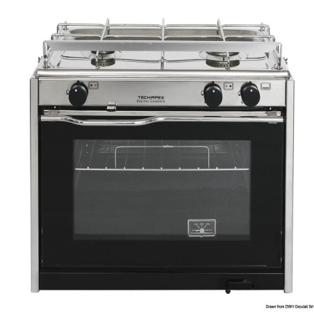 CuisinièreTECHIMPEX XL2 2 feux + four | EAN 8033137216503 Ref 50.385.02