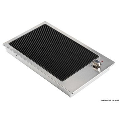 Barbecue électrique cuisson vitrocéramique 220-240V 2500W | EAN 8033137216497 Ref 50.381.02