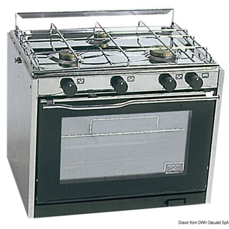 CuisinièreTECHIMPEX XL3 3 feux + four | EAN 8033137154270 Ref 50.385.00