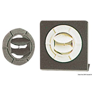 Sortie d'air orientable noire Ø 75 mm | EAN 8033137154027 Ref 50.263.08