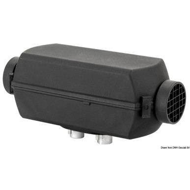 Radiateur air AUTOTERM 2D 12V 2kW  Ref 50.252.12