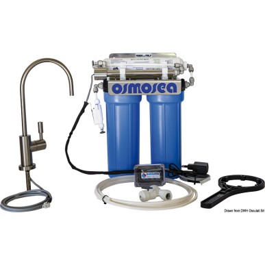 Purificateur d'eau LED 300 12/24 V 2,5 l/min | EAN 8033137216442 Ref 50.247.10