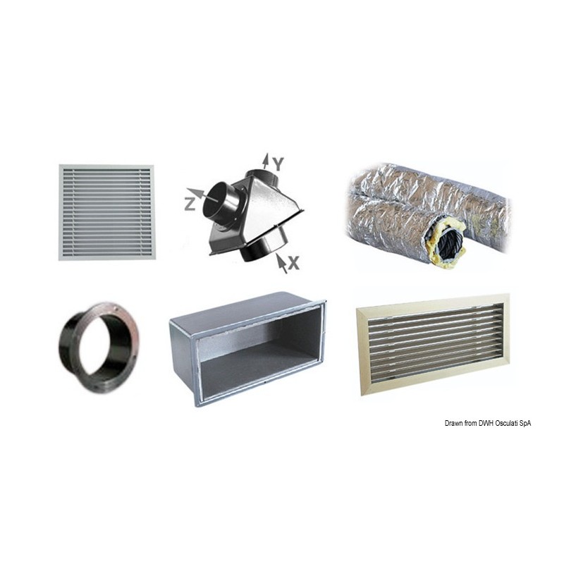 
Kit accessoires deuxième sortie air C 
