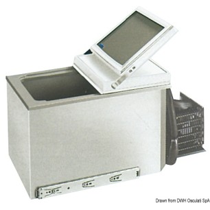 Réfrigérateur ISOTHERM BI29 inox 12/24 V | EAN 8053670381056 Ref 50.826.02