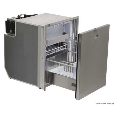 Réfrigérateur ISOTHERM DR130 inox 12/24 V | EAN 8033137154737 Ref 50.826.08