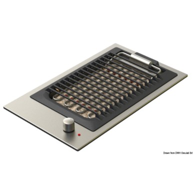 Barbecue électrique inox 220 V 2400 W | EAN 8033137216701 Ref 50.709.09