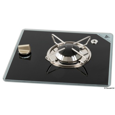 Plan gaz verre cristal N. 1 feu 320 x 285 mm | EAN 8033137197888 Ref 50.706.11