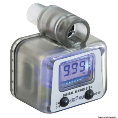 Manomètre numérique 0-999 mbar 9 V | EAN 8033137170492 Ref 66.446.75