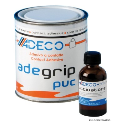 Colle pour PVC et Hypalon 125 ml semi-rigide bateau pneumatique Référence 66.240.51 - EAN13 8033137034879