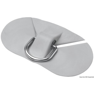 Anneau poupe gris 95 x 175 x 22 mm | EAN 8033137033933 Ref 66.080.25