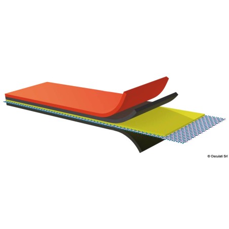 Tissu neoprene Orca 820/1050 GSA noir RAL9004 | EAN 8033137218729 Ref 66.246.00