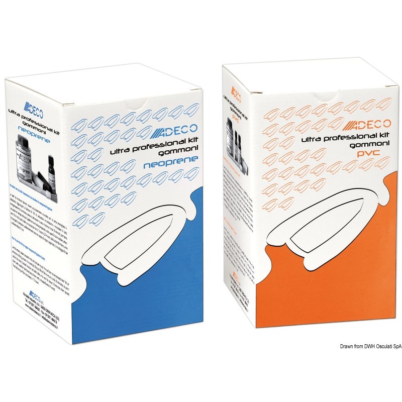 
Kit réparation Ultra Professional néoprène noir 
