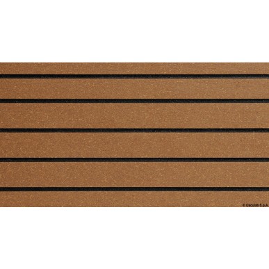 Plaques 2-pièces TREADMASTER 412x203mm teck  Ref 65.901.20