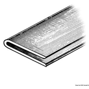 Profil finition 2x2x40 mm gris RAL 7035 | EAN 8033137170027 Ref 66.026.02