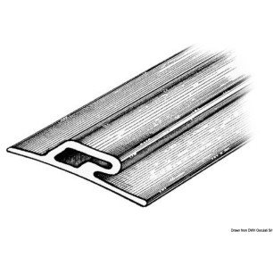Profil parebattage 3,5x60x16 gris RAL 9002 | EAN 8033137169960 Ref 66.021.02