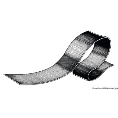 Profil quille 80x3 mm EPDM noir | EAN 8033137169915 Ref 66.018.01