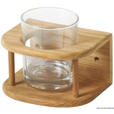 Porte-verre mural teck p. 1 verre | EAN 8033137173608 Ref 71.371.31