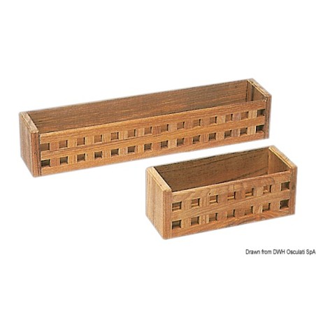 Récipient multifonction teck 250x100x100 mm | EAN 8033137173707 Ref 71.514.00
