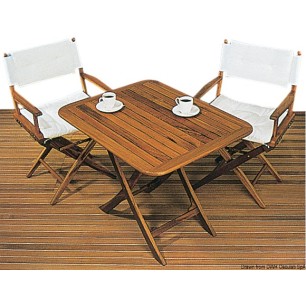 Table teck pliante 90x70 cm | EAN 8033137173356 Ref 71.305.75