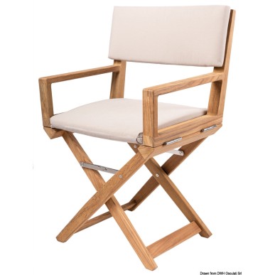 Chaise pliante ARC The Edge Teck Ref 71.320.01