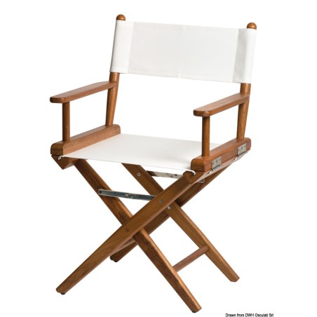 Siège pliant toile banche | EAN 8033137173479 Ref 71.323.21