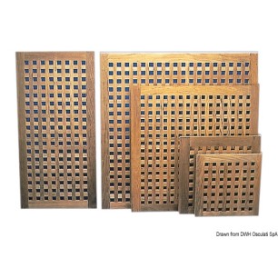 Caillebotis teck 500 x 1000 mm | EAN 8719497021666 Ref 71.118.02