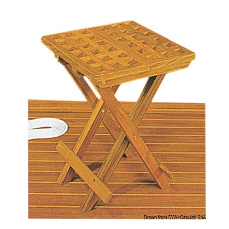 Tabouret teck 30x30x45 cm | EAN 8719497022540 Ref 71.308.00