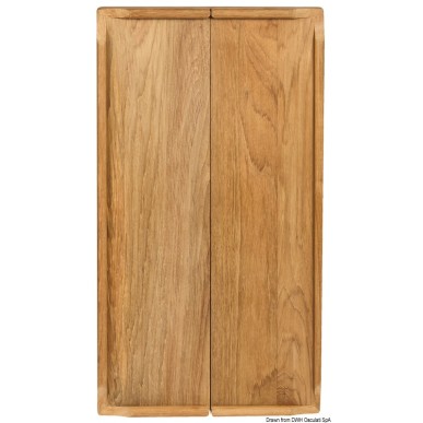 Table teck pliant 70x64 cm | EAN 8033137173219 Ref 71.202.00