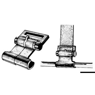 Crochet plastique p. bâche canots | EAN 8033137031106 Ref 66.592.00