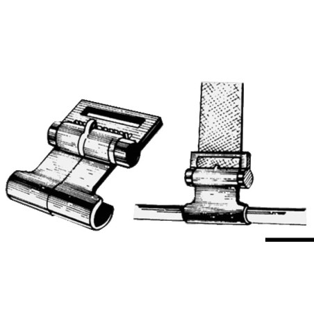 Crochet plastique p. bâche canots | EAN 8033137031106 Ref 66.592.00