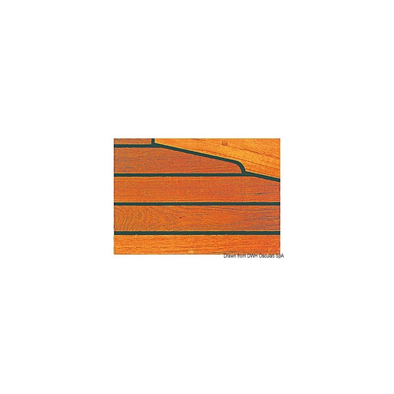 
Latte teck pour pont 60x10x2000 mm 
