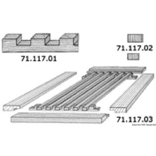 Bord périmetral T042 | EAN 8033137173097 Ref 71.117.03
