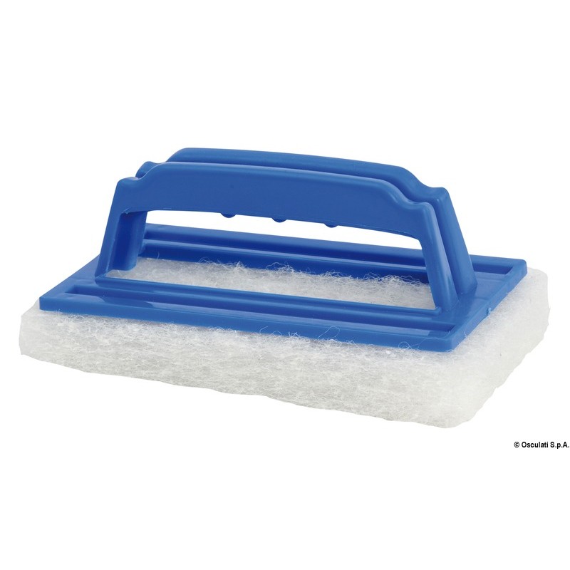 
Brosse abrasive en nylon avec manche 
