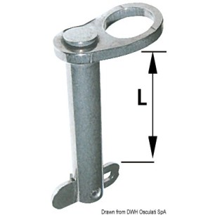 Goupille languette arrêt AISI 316 20 mm Ø 6 mm B | EAN 8033137125539 Ref 37.267.20