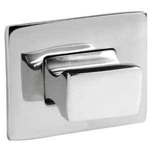 Pommeau + bague Rectangulaire AISI316 poli | EAN 8033137127915 Ref 38.182.88