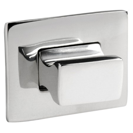 Pommeau + bague Rectangulaire AISI316 poli | EAN 8033137127915 Ref 38.182.88