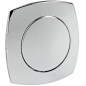 
Pommeau + bague Convexe ABS chromé 
