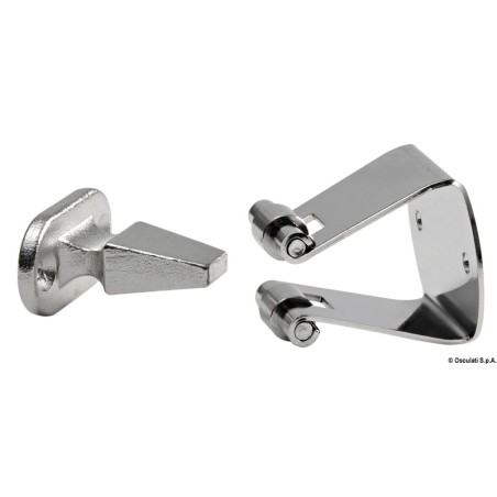 Bloque-porte rouleaux de rétenue inox 34x20 mm | EAN 8033137005268 Ref 38.442.85