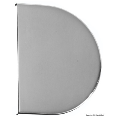 Masque p. charnière AISI316 poli miroir | EAN 8033137129124 Ref 38.441.10