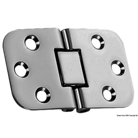 Charnière retournement 68x42 mm | EAN 8033137005404 Ref 38.460.79