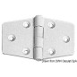 
Charnière nylon reinforcé blanc 65x40 mm 

