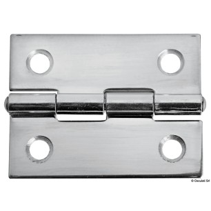 Charnière inox poli miroir 38x51 mm | EAN 8033137005428 Ref 38.467.81