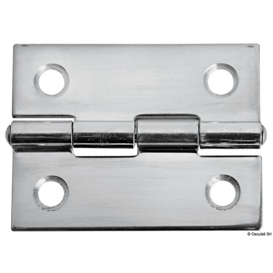 Charnière inox poli miroir 38x51 mm | EAN 8033137005428 Ref 38.467.81