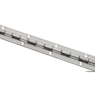 Charnière barres 2m inox poli miroir 40 mm  Ref 38.998.02