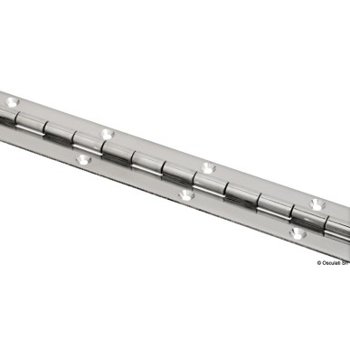 Charnière barres 2m inox poli miroir 40 mm  Ref 38.998.02