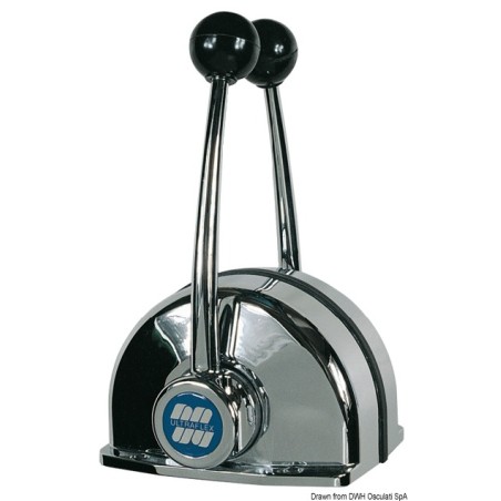 Boîtier mono-levier UFLEX bimoteur | EAN 8033137143878 Ref 45.104.00