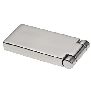 Charnière encastrer AISI316 poli miroir 75x35 mm | EAN 8033137129940 Ref 38.925.02