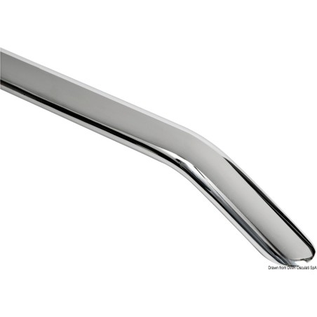 Main-courante AISI316 20x40 mm 457 mm | EAN 8033137135279 Ref 41.908.18