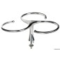 
Porte-verre N. 3 v. AISI316 vis sans tête 170x170 
