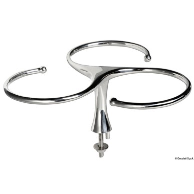 Porte-verre N. 3 v. AISI316 vis sans tête 170x170 | EAN 8033137150234 Ref 48.429.04